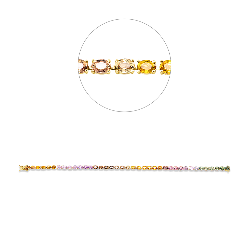 Farbstein Classic Armband Gelbgold 18kt