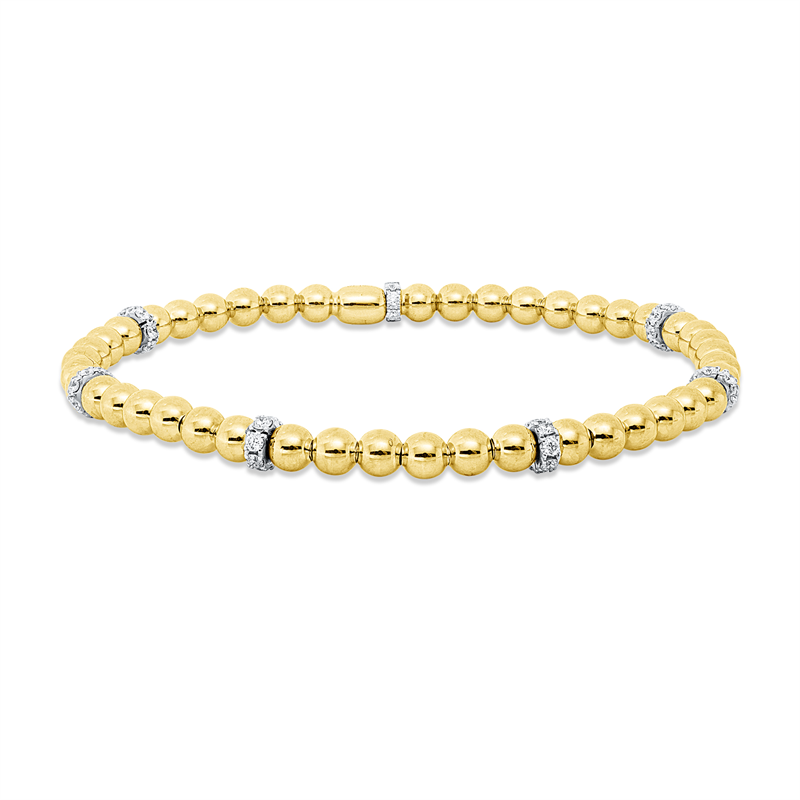 Modern Woman Armband Gelbgold / Weißgold 18kt 0,76ct