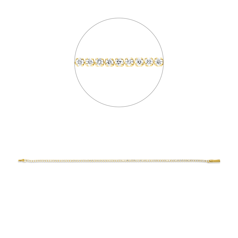 Modern Woman Armband Gelbgold 18kt 1,43ct
