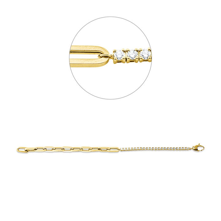 Modern Woman Armband Gelbgold 18kt Ref-5G979