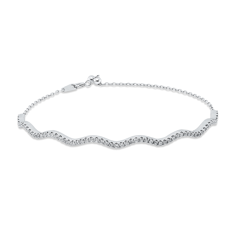 Modern Woman Armband Weißgold 18kt 0,46ct
