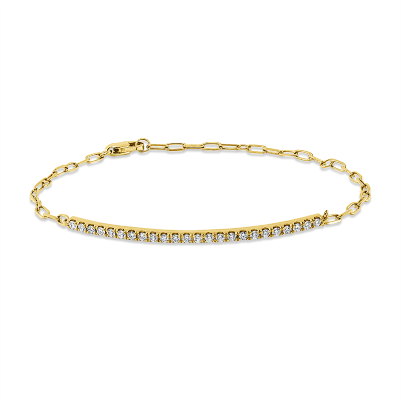 Modern Woman Armband Gelbgold 18kt 0,3ct