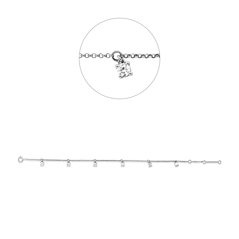 Modern Woman Armband Weißgold 18kt Ref-5H025