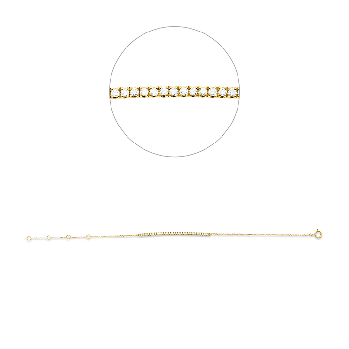 Modern Woman Armband Gelbgold 18kt Ref-5H031