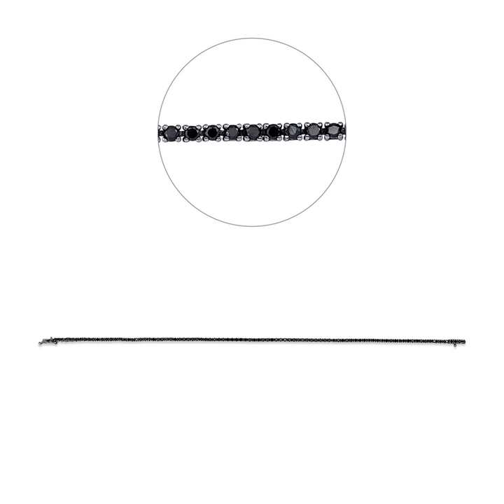 Farbiger Diamant Armband Weißgold 18kt Ref-5H068