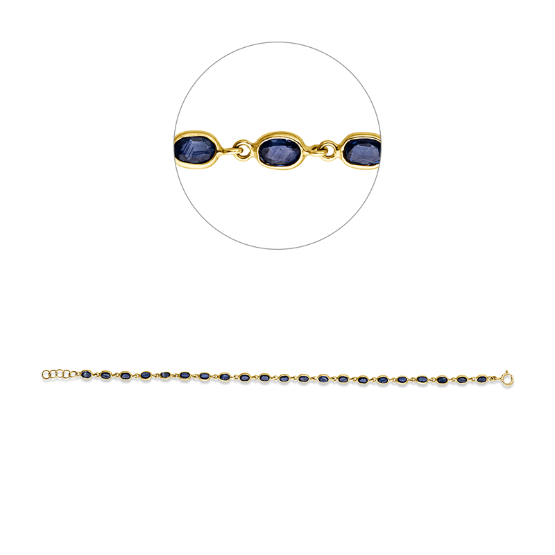 Farbstein Classic Armband Gelbgold 14kt Ref-5H194