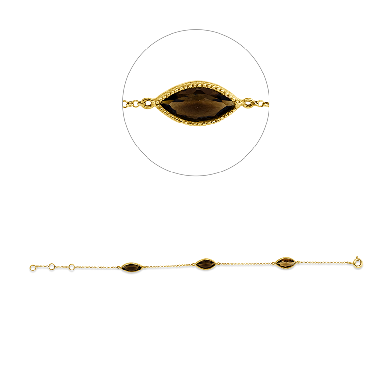 Farbstein Fashion Armband Gelbgold 18kt Ref-5H210