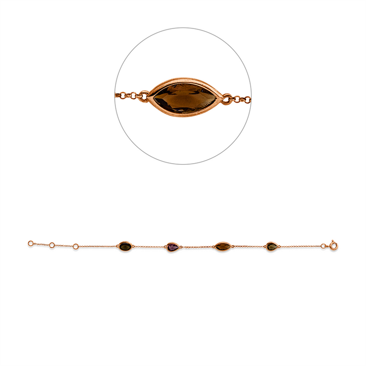 Farbstein Fashion Armband Rotgold 18kt Ref-5H211
