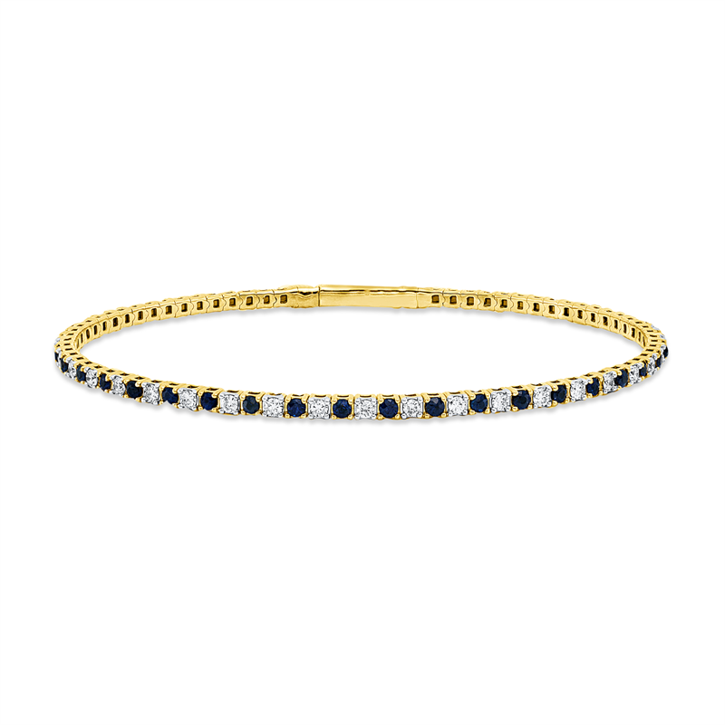 Farbstein Classic Armreif Weißgold 18kt 0,91ct