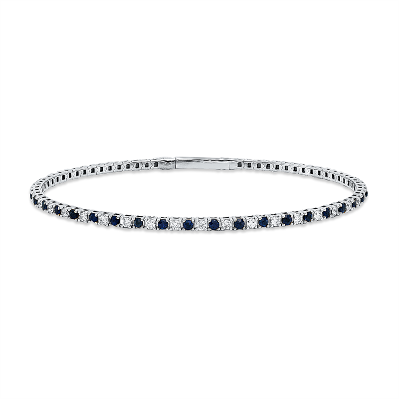 Farbstein Classic Armreif Weißgold 18kt 0,91ct