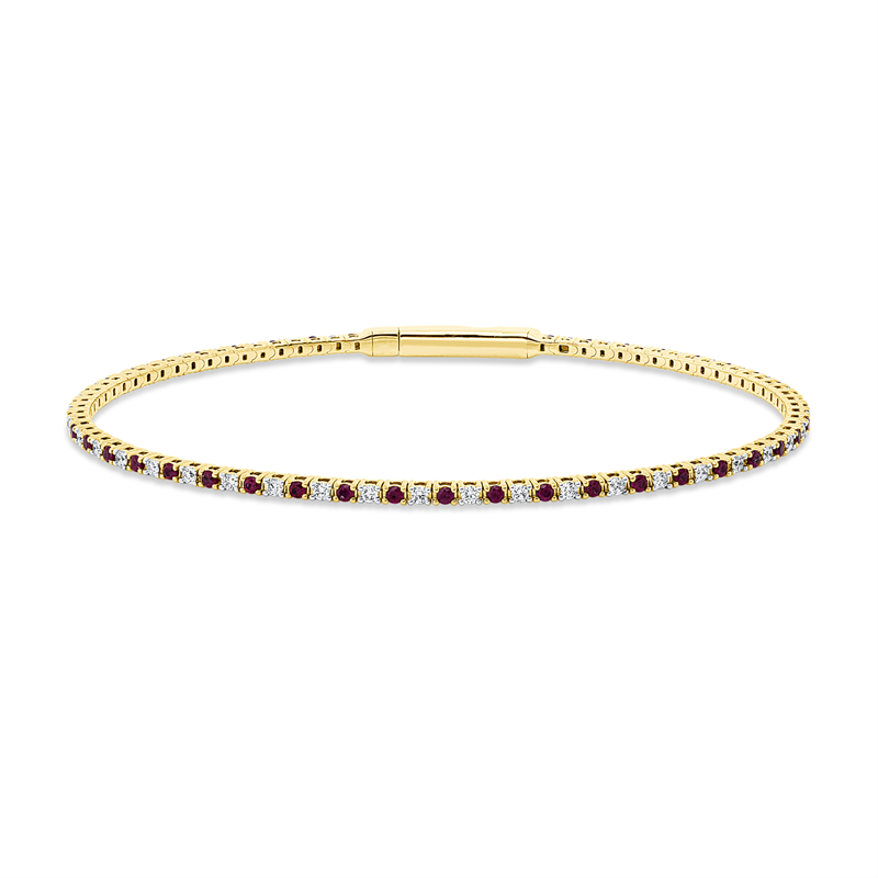 Farbstein Classic Armreif Weißgold 18kt 0,5ct