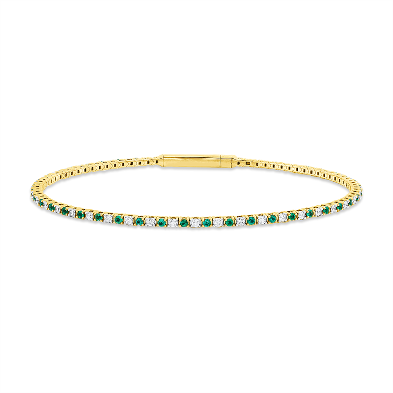 Farbstein Classic Armreif Weißgold 18kt 0,5ct