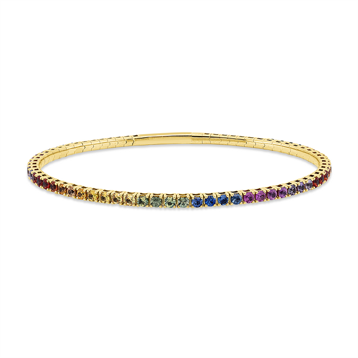 Rainbow & Multicolor Armreif Gelbgold 14kt Ref-6B345