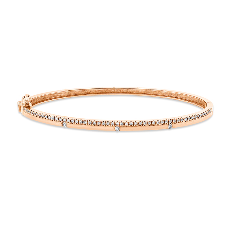 Modern Woman Armreif Rotgold 18kt 0,32ct