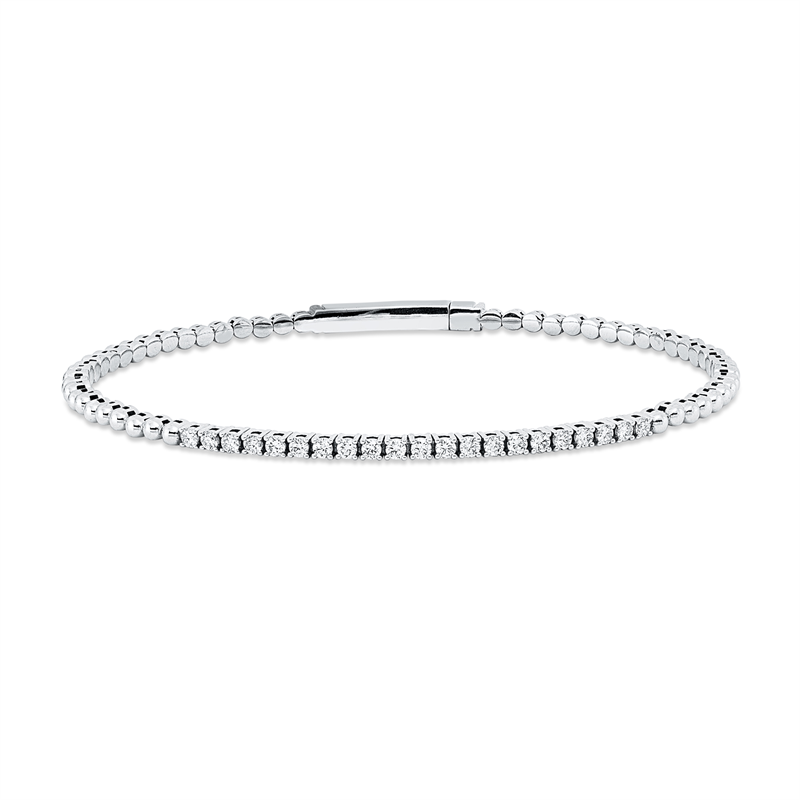 Flex Armreif Weißgold 18kt 0,45ct