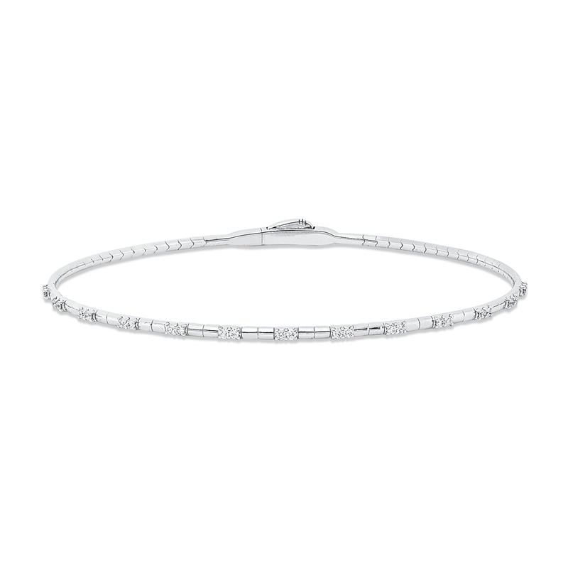 Modern Woman Armreif Weißgold 18kt 0,22ct
