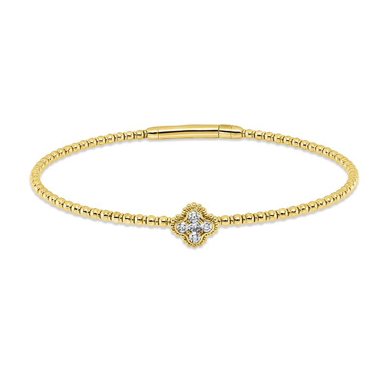 Illusion Classic Armreif Gelbgold 18kt 0,18ct