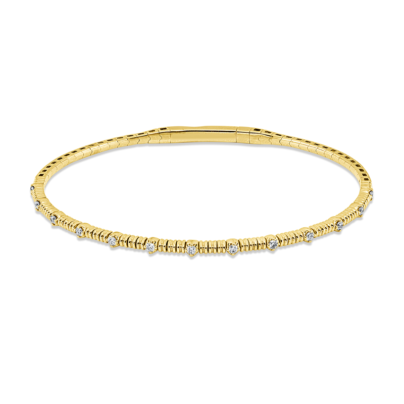Modern Woman Armreif Weißgold 18kt 0,18ct