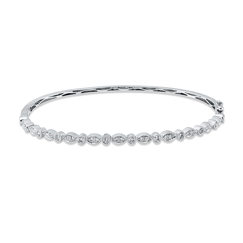 Armreif Weißgold 18kt 0,48ct