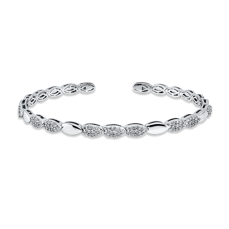 Modern Woman Armreif Weißgold 18kt Ref-6B688