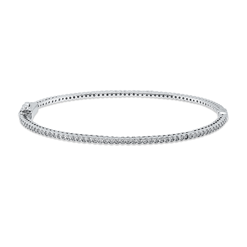 Exklusiv Armreif Weißgold 18kt 0,5ct