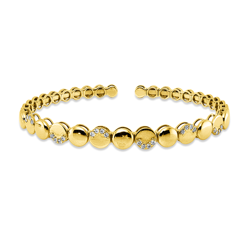 Modern Woman Armreif Gelbgold 18kt 0,25ct