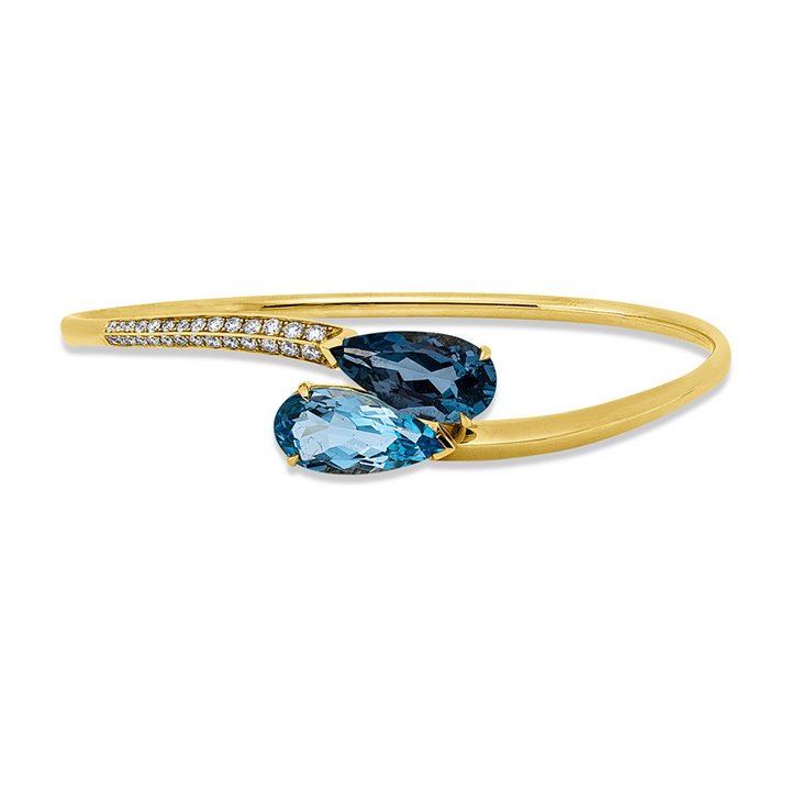 Farbstein Fashion Armreif Gelbgold 18kt Ref-6B696
