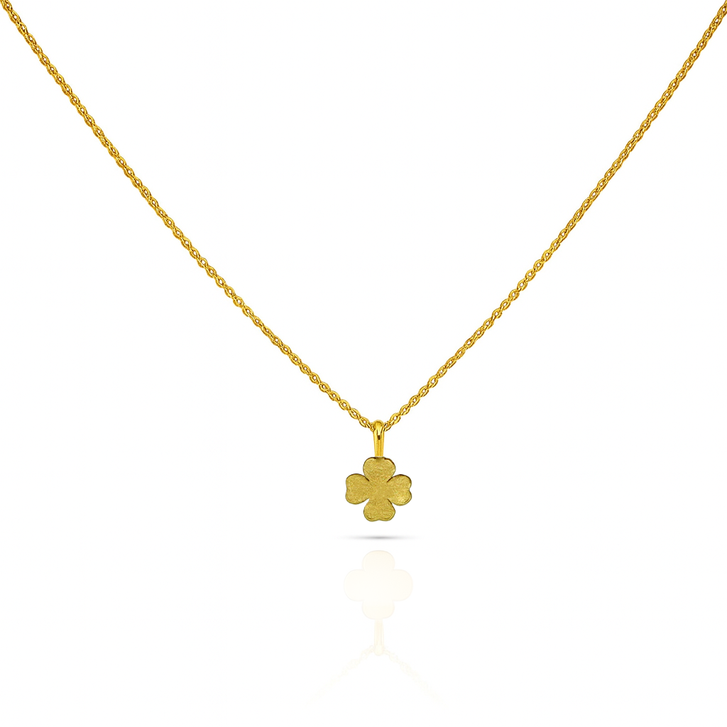 Glücksklee Halskette
