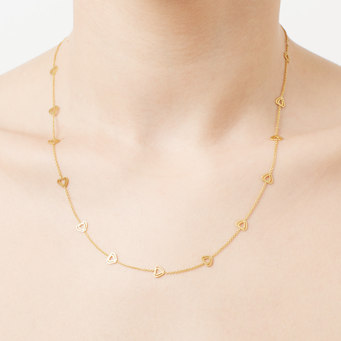 Doppelherz Halskette