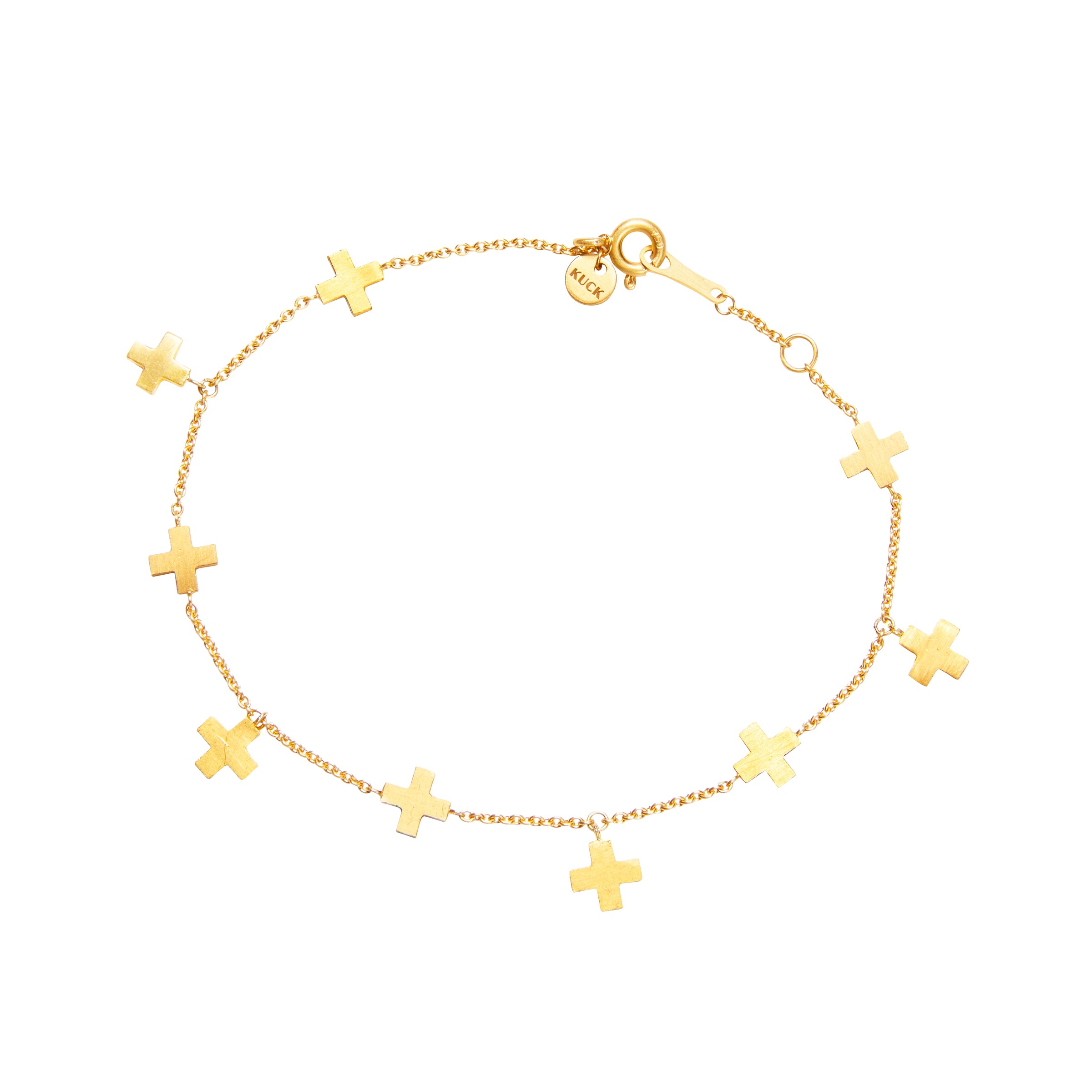 Cross-Plus Armband pure gold 24kt/18kt