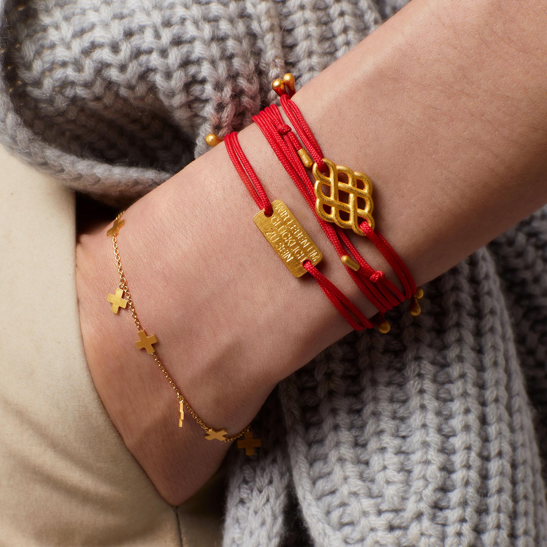 Ewiger Knoten Armband